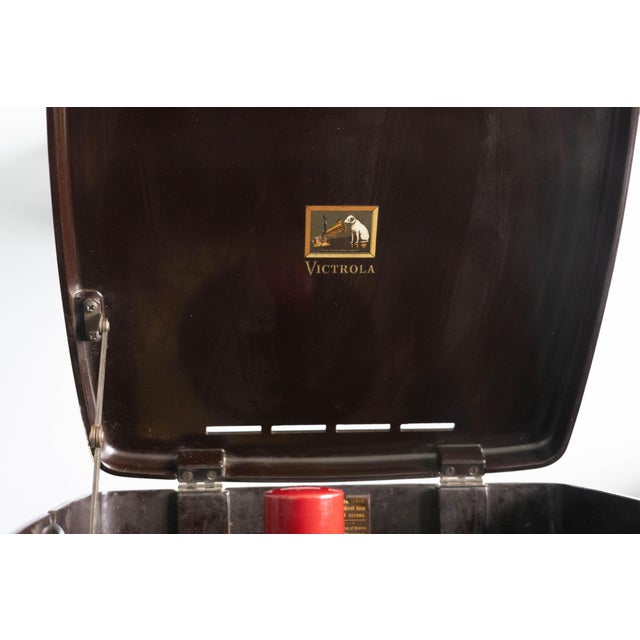 Mid-Century Modern Mid-Century Modern Rca Victrola 45 Record Player Phonograph - 1950s For Sale - Image 3 of 11