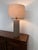 Mid 20th Century Monumental Marshall Studios Martz Signed Ceramic Table Lamp With Original Walnut Finial For Sale - Image 16 of 18