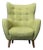 Article Mod Mid-Century Modern Green Lounge Chair With Wooden Legs For Sale