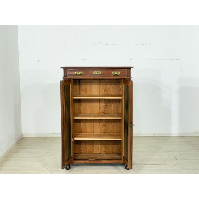 Antique Gründerzeit Vertiko Chest of Drawers, Late 19th Century For Sale - Image 3 of 13