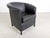Aura Armchair in Black Leather by Paolo Piva for Wittmann For Sale - Image 5 of 10