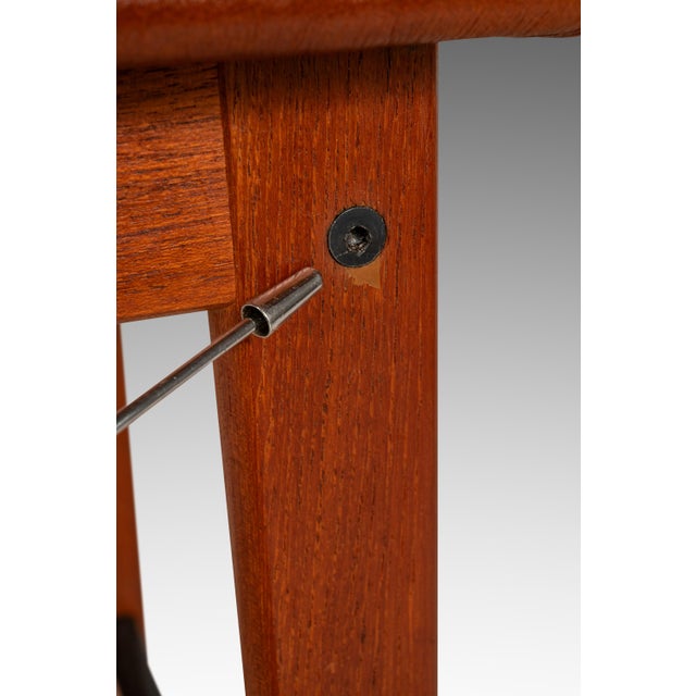 Rare Mid-Century Danish Modern Barstool in Teak & Leather by Knud Bent for Korup Stolefabrik, Denmark, C. 1960s For Sale - Image 18 of 18