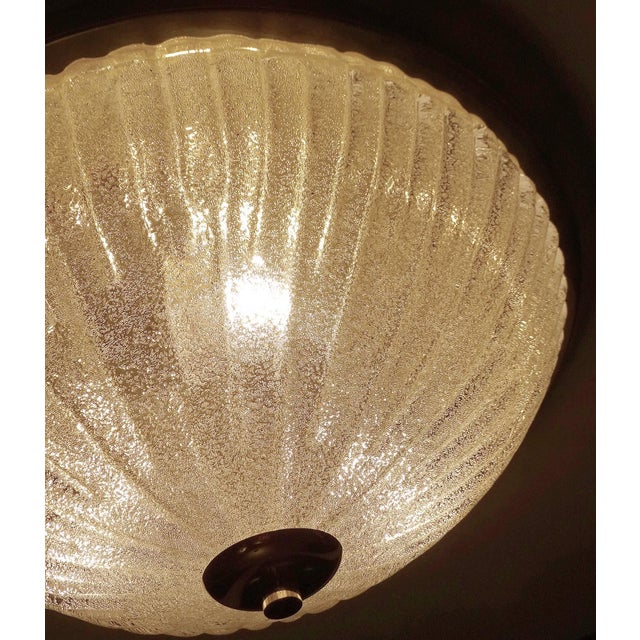 Large Vintage Glass Hanging Light from Schröder, 1960s For Sale - Image 15 of 16