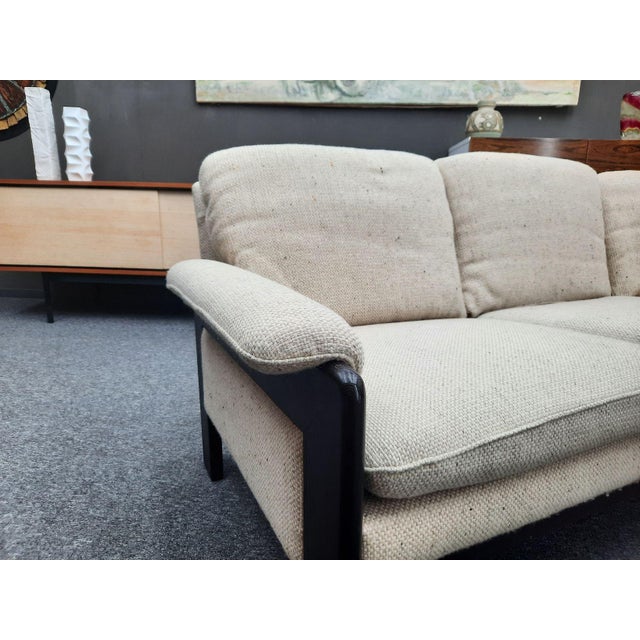 Mid-Century Sofa in Beech and Wool, 1960s For Sale - Image 10 of 12