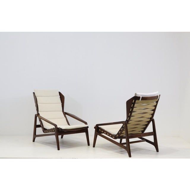 Vintage Lounge Chairs by Gio Ponti for Cassina, 1957, Set of 2 For Sale - Image 11 of 18