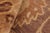 Textile Classic Ziegler Brown Tan Hand-Knotted Wool Rug - 8'2'' X 10'1'' For Sale - Image 7 of 8