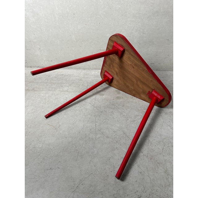 Vintage Tripod Side Table For Sale - Image 3 of 7
