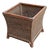 Coloured Bamboo Wicker Pot Holder, Italy, 1970s For Sale