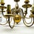 1980s Vintage Metal Chandelier, Poland, 1980s For Sale - Image 5 of 12