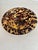Vintage Tortoise Shell Motif/Leopard Hand-Blown Glass Bowl For Sale - Image 4 of 9