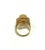 Yellow Bochic “Capri” Vintage Honey Opal & Tanzanite Ring — 18K Gold & Silver For Sale - Image 8 of 11