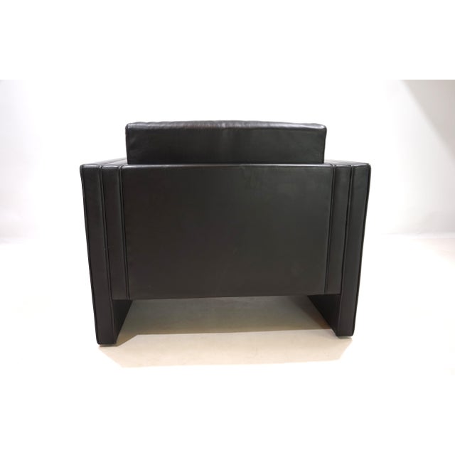 Knoll Studio Line Leather Armchair by Jürgen Lange from Walter Knoll / Wilhelm Knoll, 1970s For Sale - Image 4 of 18