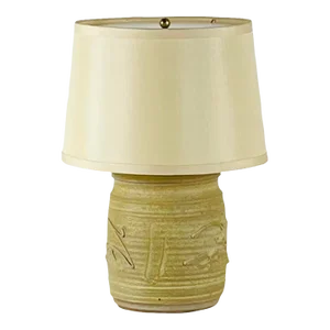 Mid 20th Century Affiliated Craftsmen Studio Pottery Lamp by Phil Barkdall