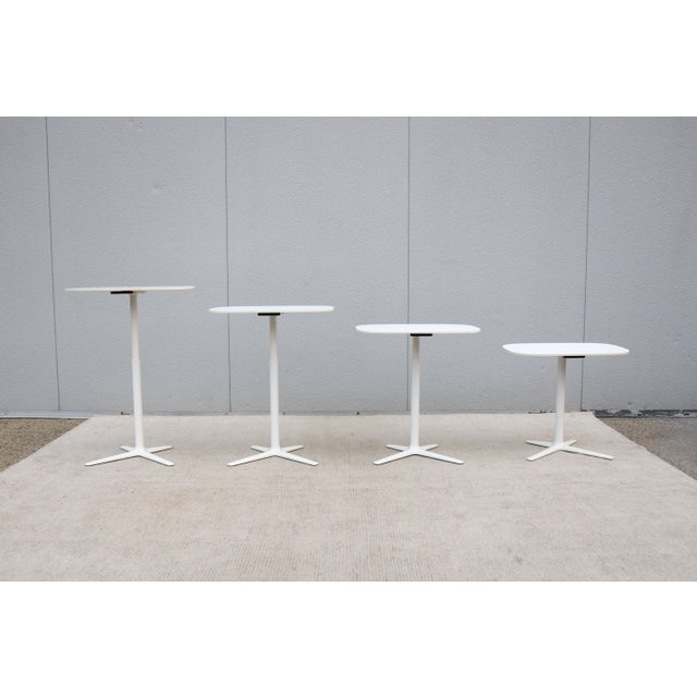 Modern Davis Furniture Lift Height Adjustable White Rectangle Occasional Table For Sale - Image 11 of 18