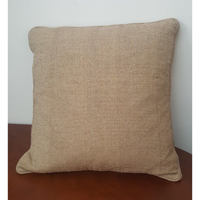 Contemporary Taupe Matching Throw Pillows Set Of 3 Chairish