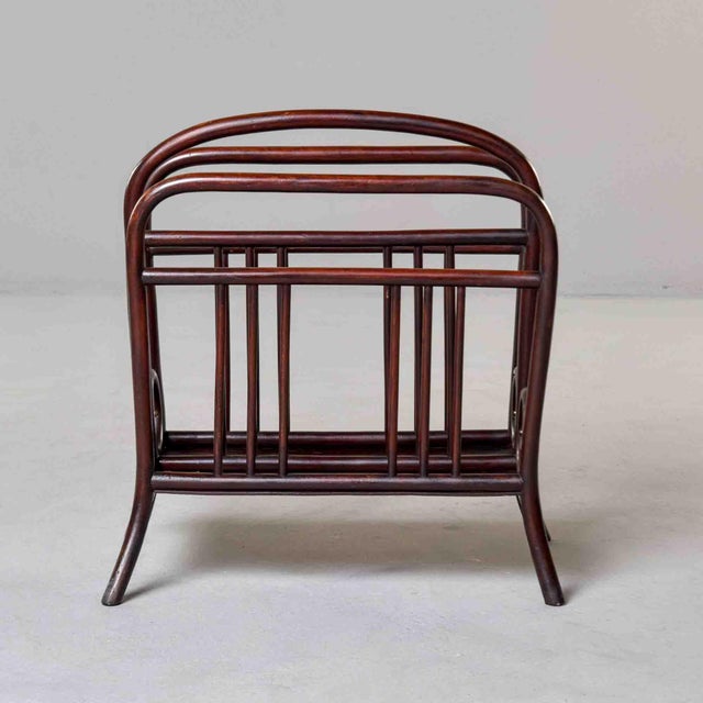 1900 - 1909 Thonet Model 33 Bentwood Magazine Rack For Sale - Image 5 of 12