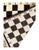 Traditional Pasargad DC Ivory & Black Pair All Silk Checkered Design Rug For Sale - Image 3 of 3