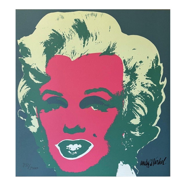 1986 Carnegie Museum of Art After Andy Warhol "Pink - Hand Numbered" Lithograph For Sale