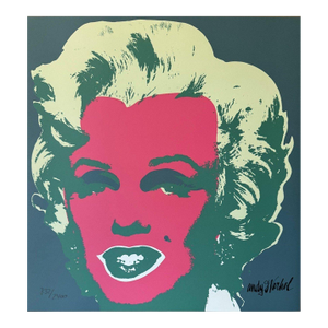 1986 Carnegie Museum of Art After Andy Warhol "Pink - Hand Numbered" Lithograph