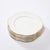 Shelley Set of 10 Art Deco Style Bone China Plates With 24Karat Gold Trim Signed Shelley For Sale - Image 4 of 14
