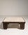 1970s Brutalist Coffee Table with Travertine Top For Sale - Image 9 of 9