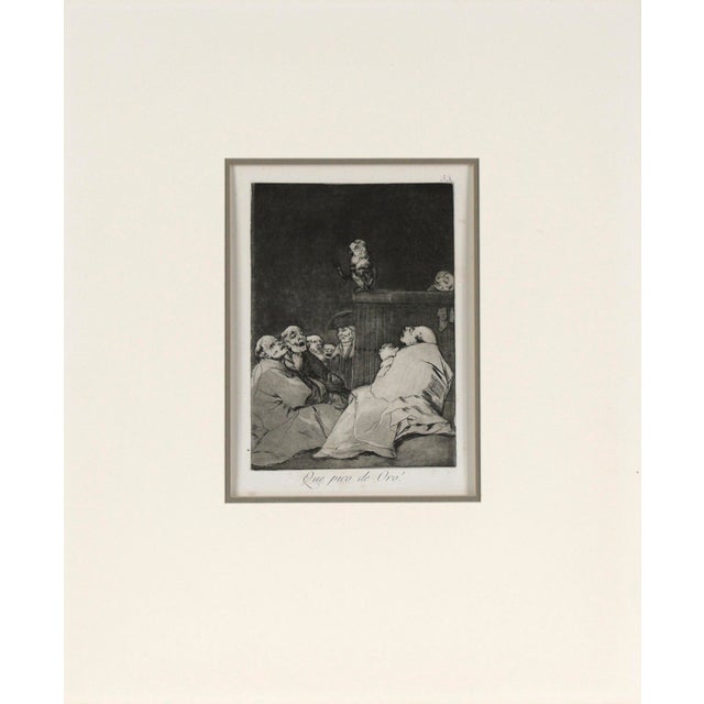 "Que pico de Oro" (What a Golden Beak) - Etching and Aquatint on Paper 5th or 8th edition print of "Que pico de Oro" from...