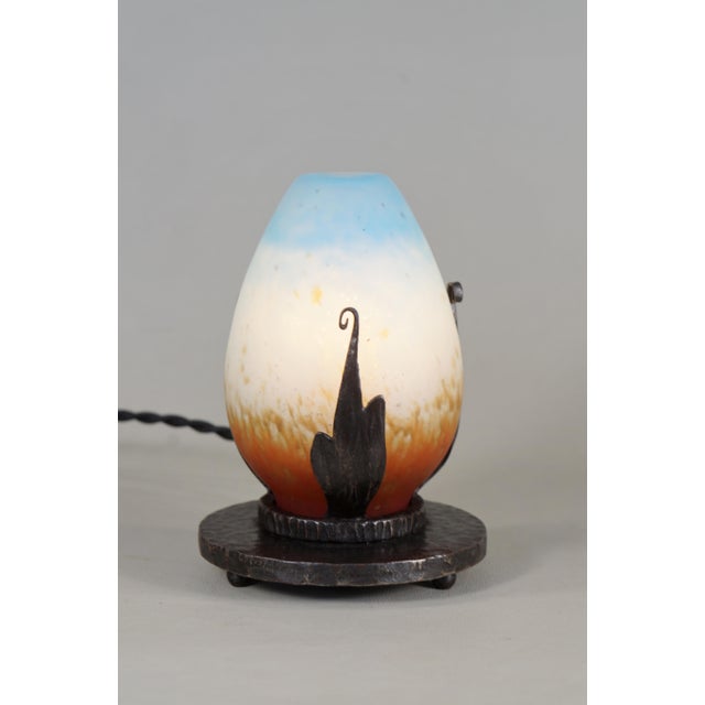 1920s French Art Deco Night Lamp Incense Burner by Robj 1920s France For Sale - Image 5 of 12