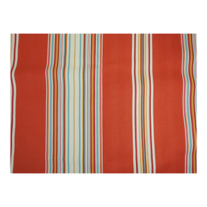 Schumacher Coral Samoa Stripe 2+ Yard Panel Fabric