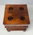 Mid 20th Century Vintage Ming-Style Carved Hardwood Ice Chest Style Storage Box End Table on Stand For Sale - Image 5 of 11