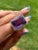 This is part of Chairish’s Fine Jewelry assortment. 13.33 Carat Large Octagon Amethyst and Diamond Cocktail Ring in 14K...