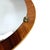 Mid-Century Modern Vintage Organic Wall Mirror with Wood-Veneered Panel, 1960s For Sale - Image 3 of 8