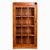 Mission Leaded Glass Bookcase With Lock & Key - Walnut For Sale - Image 14 of 17
