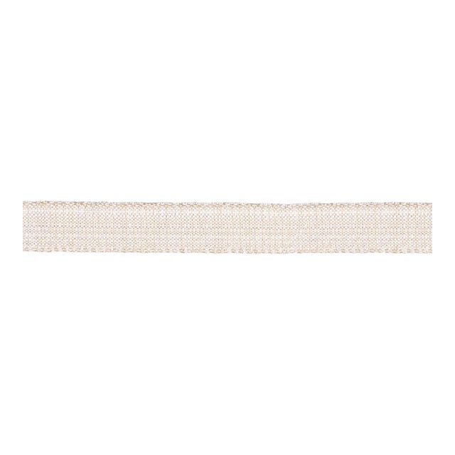 SAMPLE - Schumacher Tweed Tape Narrow In Ivory For Sale