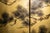 "Pine Tree" by Yukika, Late Showa Era Japanese Painted Byobu Screen For Sale - Image 10 of 18