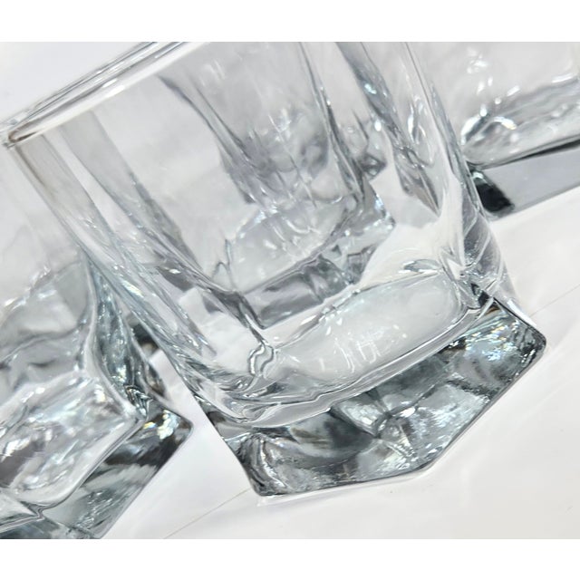 This thick, sturdy feeling lowball set looks and feels as icy as the rocks you put in them. The ever-so-faint grey blue...