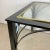 Regency Modern Dark Chrome and Glass End Table- Design Institute of America For Sale In Philadelphia - Image 6 of 13