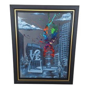 “Love Life” by Kre8 Framed Giclee Signed