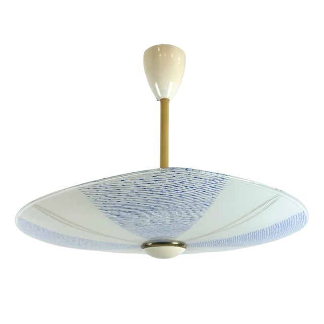 Mid-Century Modern Czech Pendant Lamp, 1960s For Sale