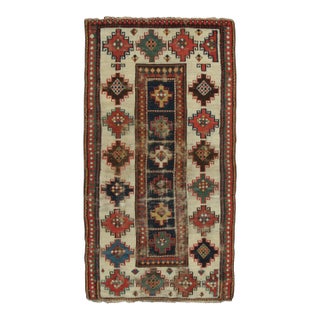 Vintage Turkish Geometric Wool Runner by Rug & Kilim, 1950-1959 For Sale
