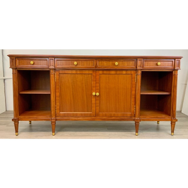 Theodore Alexander Transitional Cherry Wood Finished Andrew Buffet For Sale - Image 10 of 10