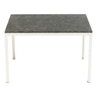 T-Angle Side Table with Marble Plate in the style of Florence Knoll For Sale