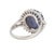 Late 20th Century Platinum Star Sapphire Ring, Size 5 For Sale - Image 4 of 5
