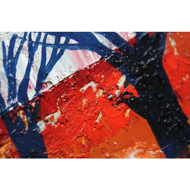 Modern Laimdots Murnieks, Sunrise, 1990, Oil on Cardboard For Sale - Image 3 of 9