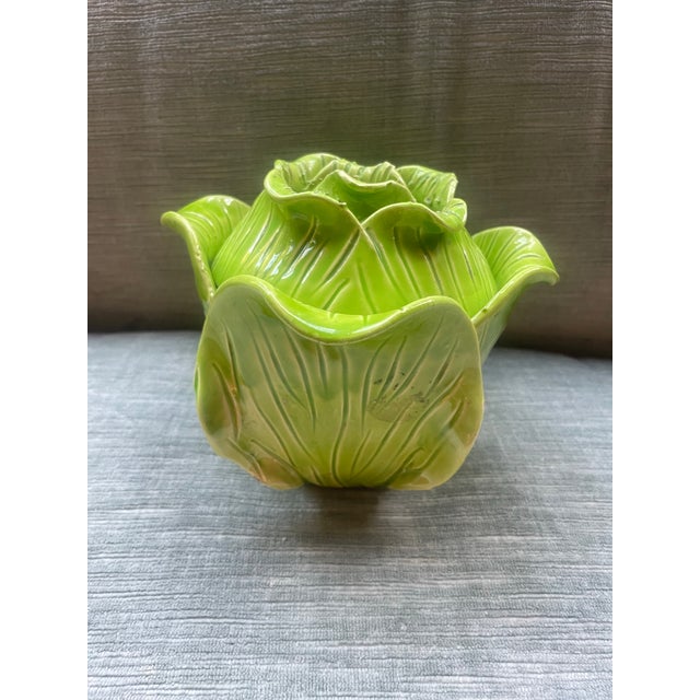 This vintage tureen is by French ceramicist Jean Roger who is best known for the ceramic hobnail frogs with large eyes and...