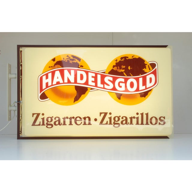 Handelsgold Cigars Display Neon Sign, 1970s For Sale - Image 13 of 18