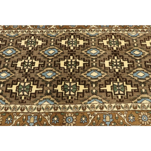 Vintage Persian Mashhad Rug, 01'10 X 03'11 For Sale - Image 4 of 9