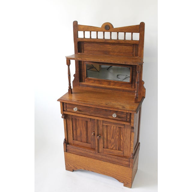 Antique Traditional Salesman Sample Solid Oak Hutch Chairish