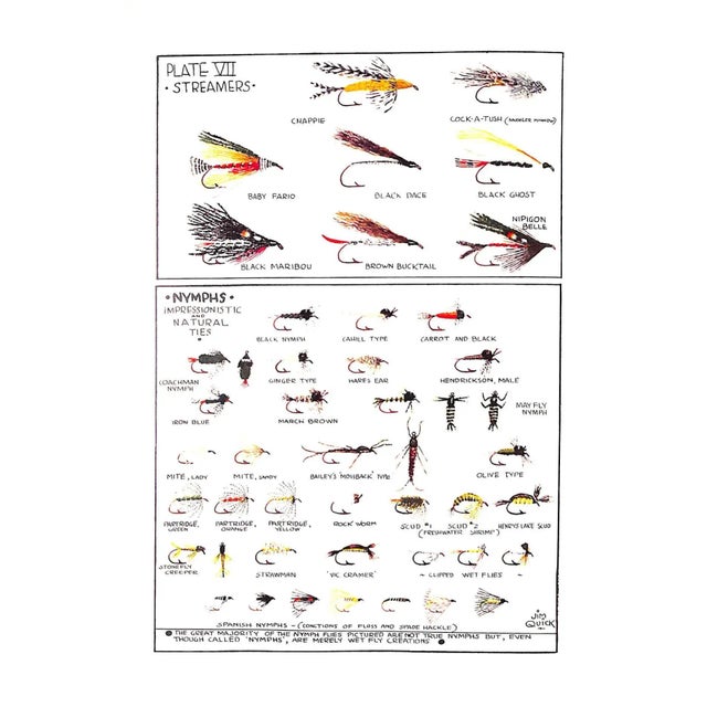 "Trout Fishing and Trout Flies" 1957 Quick, Jim For Sale - Image 10 of 12