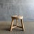 Vintage Elm Wood Wheel Table #4b6 For Sale - Image 4 of 9