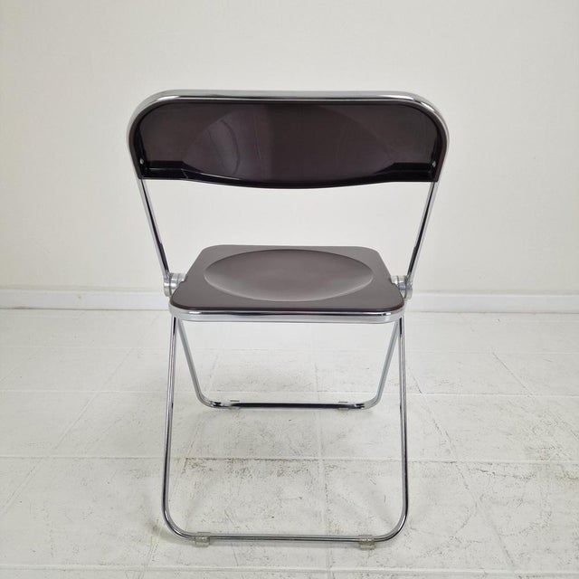 Metal Plia Folding Chair by Giancarlo Piretti for Castelli, Italy For Sale - Image 7 of 14